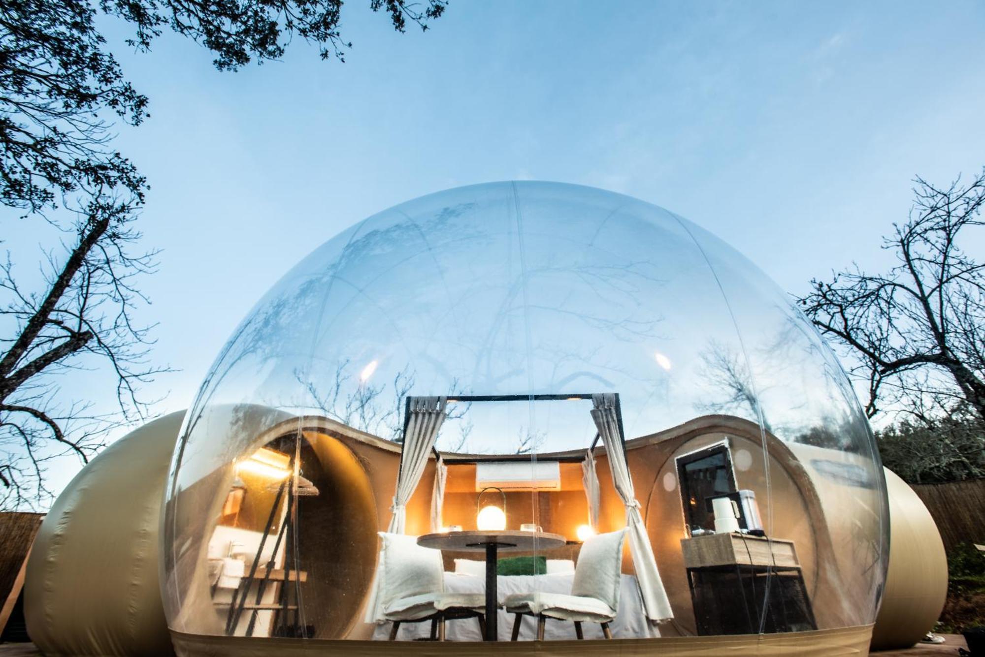 Horizonte Bubble Rooms Cortegana Kültér fotó